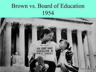 Brown vs. Board of Education
1954
 