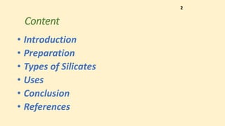 Silicates | PPTX