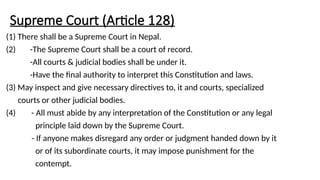 Presentation court and evidence in Nepal | PPTX