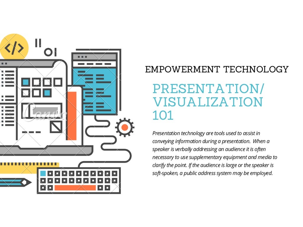 what is the description of presentation or visualization