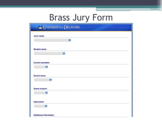 Brass Jury Form ,[object Object]