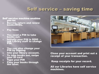 Library induction at the University of East London | PPTX