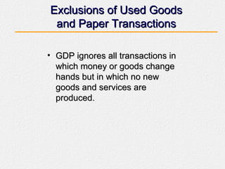Exclusions of Used Goods and Paper Transactions ,[object Object]