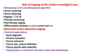Comprehensive Role of Imaging Modalities in Modern Oncology Care and ...