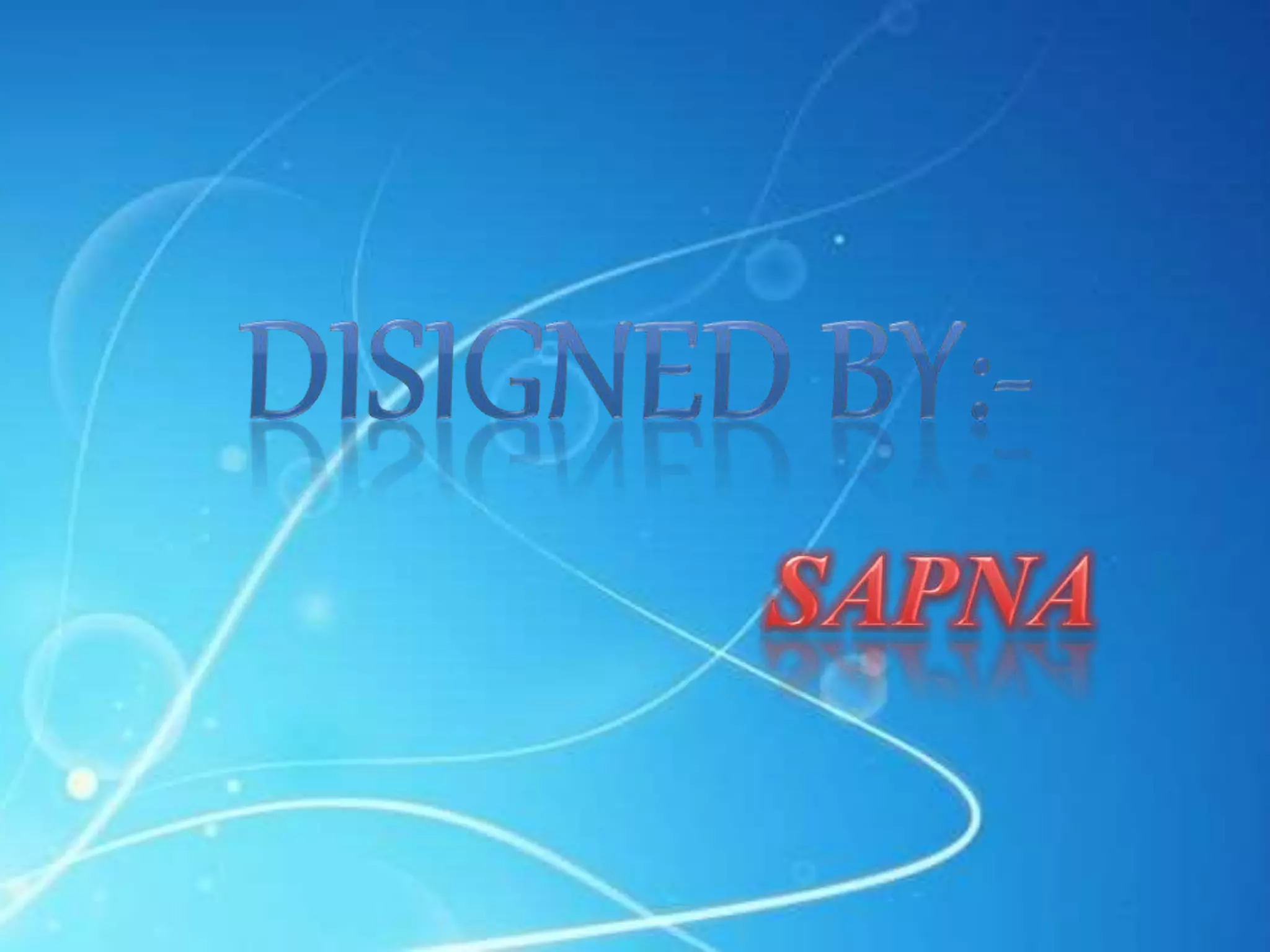 Presentation on web designing