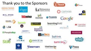 Thank you to the Sponsors 
