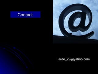 Contact [email_address] 