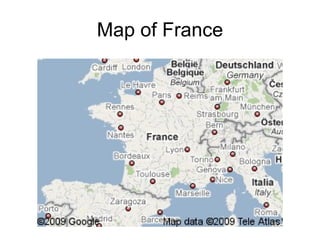 Map of France 
