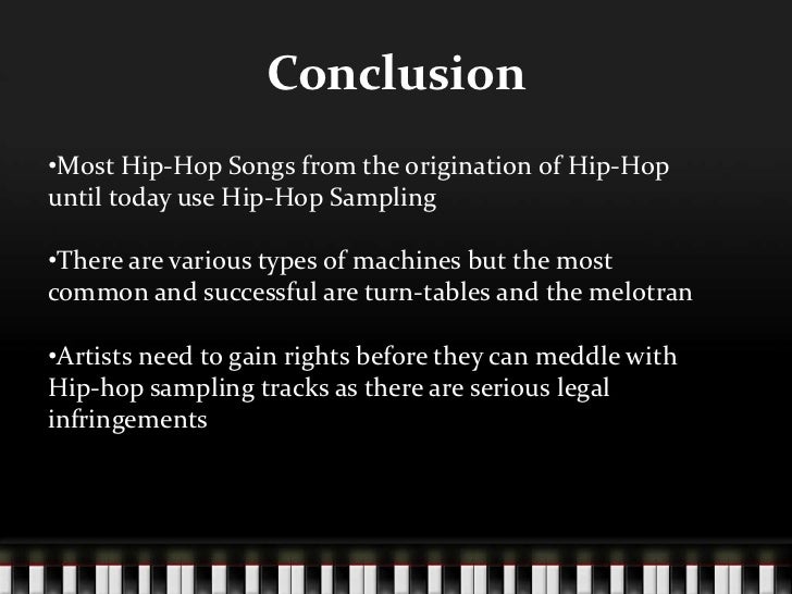 Music Sampling in HipHop