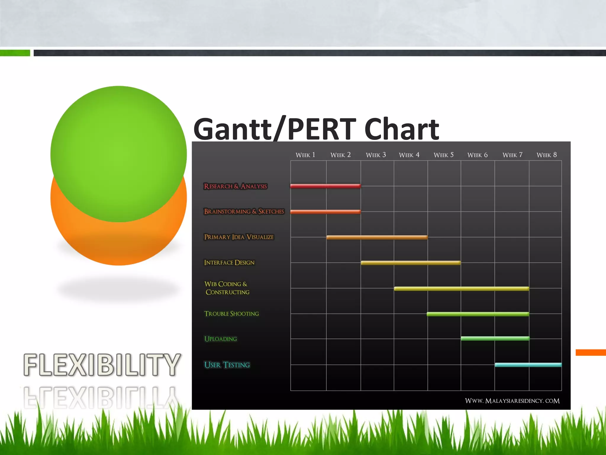 Gantt/PERT Chart
 