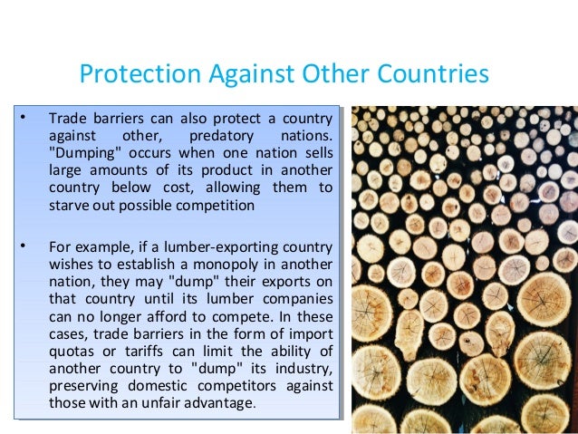 why do countries restrict international trade