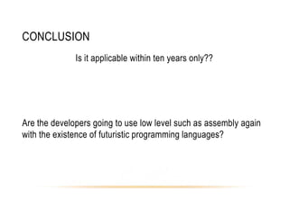 Futuristic programing language | PPT