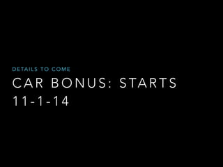 C A R B O N U S : S TA R T S
1 1 - 1 - 1 4
D E TA I L S T O C O M E
 