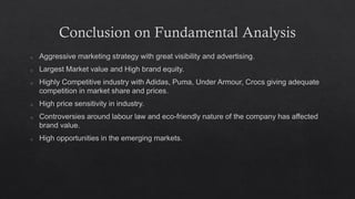 nike stock valuation