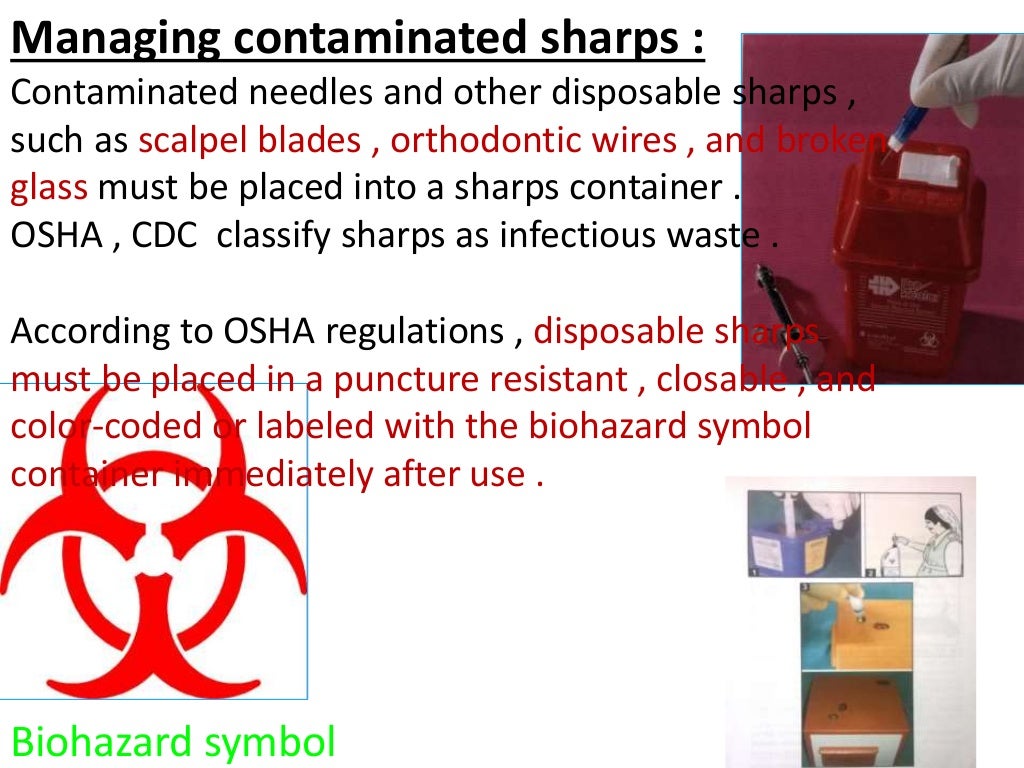INFECTION CONTROL IN DENTISTRY