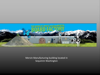 Mervin Manufacturing building located in
Sequimm Washington
 