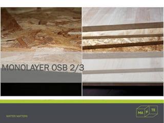 MONOLAYER OSB 2/3
 