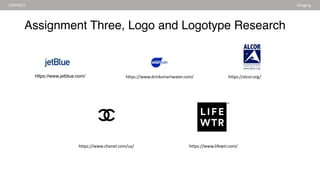 Assignment Three, Logo and Logotype Research
https://www.jetblue.com/
CRYONICS Mingjing
https://www.drinksmartwater.com/ https://alcor.org/
https://www.chanel.com/us/ https://www.lifewtr.com/
 