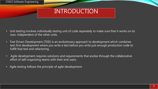 Tools for Software Testing | PPTX