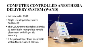 Local anesthesia & details of surgical instruments in pedodontics | PPTX