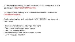AS Geography - factors affecting temperature and Humidity | PPTX