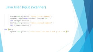 Java input Scanner | PDF