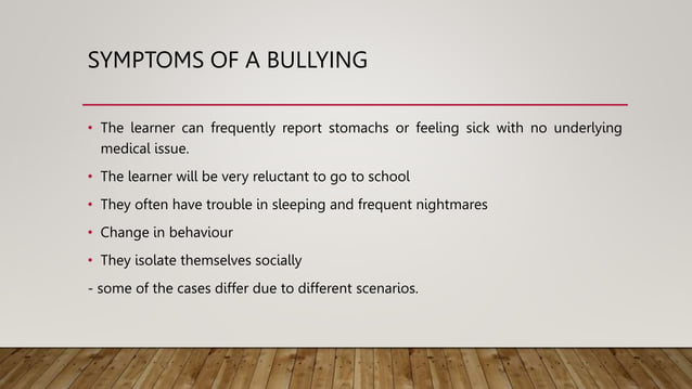 Bullying in schools | PPT