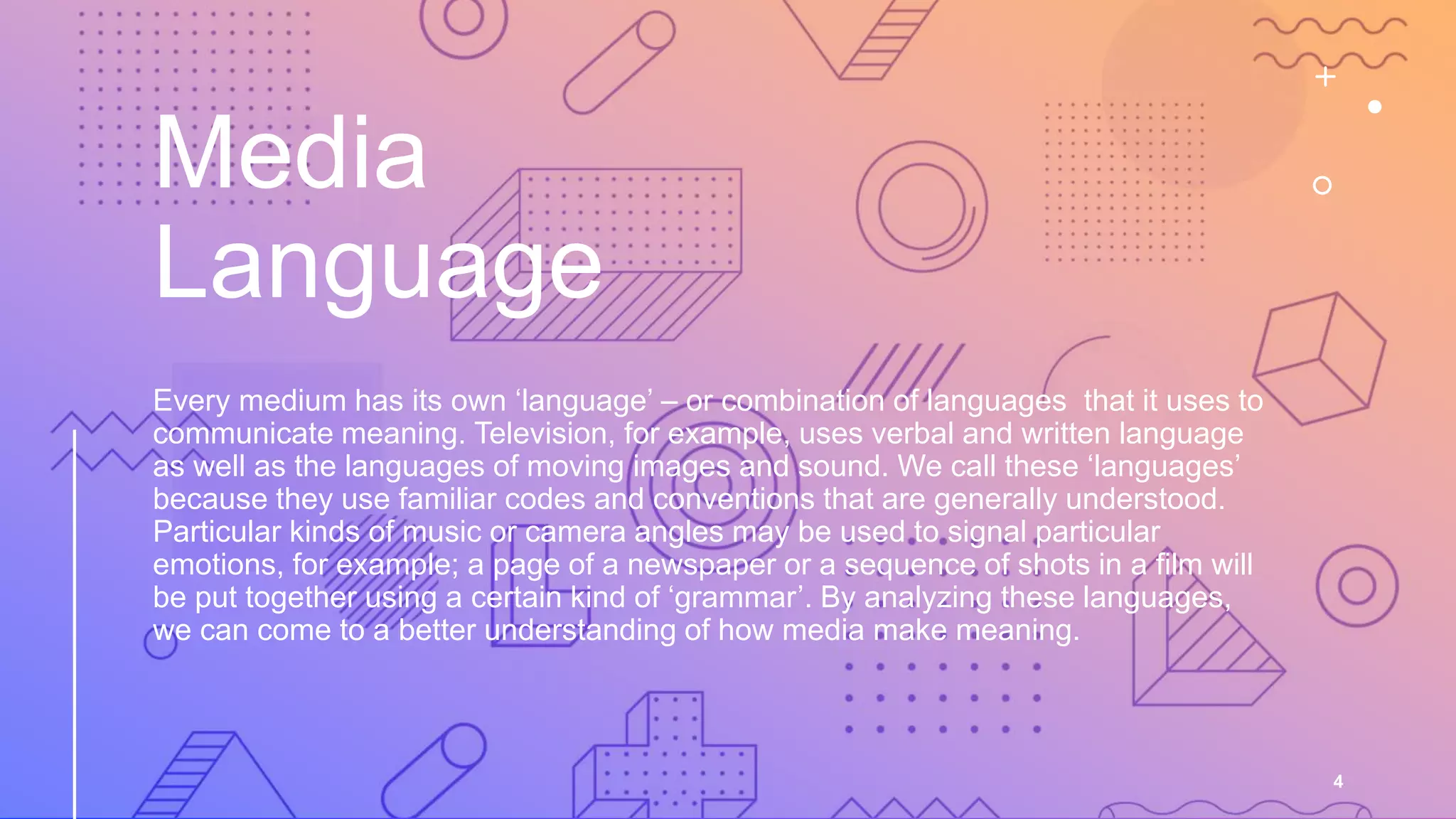 Media Language PPTX