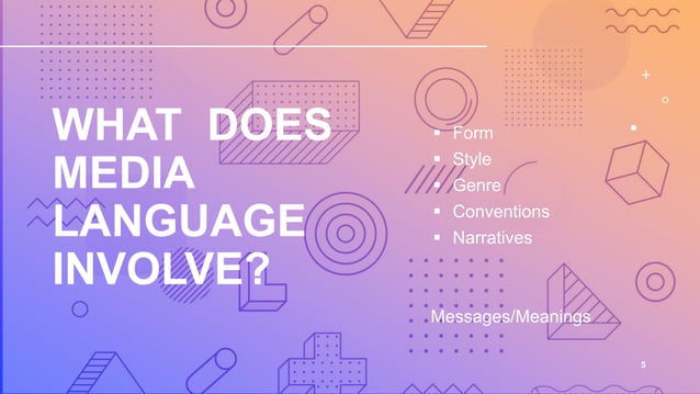 Media language | PPTX