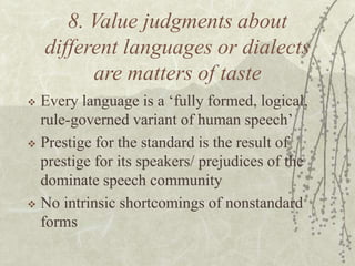 Language Is Value Nine Ideas about Language Learning - Clark in Daniels (1985) | PPT