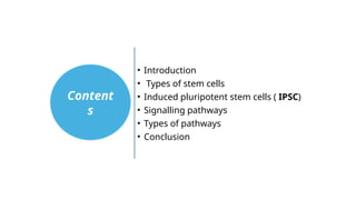Stem cells in regenerative medicine ,Mechanism and signalling pathways ...