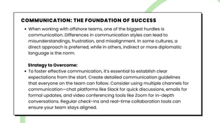 Bridging Cultural Differences for Stronger Offshore Teams | PDF