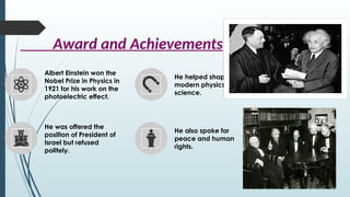 Albert Einstein by school students biography | PPTX