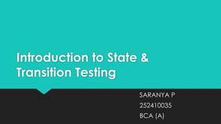 Comprehensive Guide to State and Transition Testing in Software Systems ...
