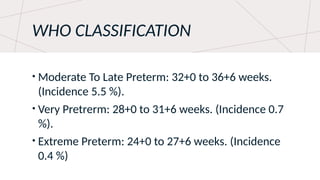Preterm Labor Classification Comprehensive Overview of Preterm Labour: Definition, Causes, and ...