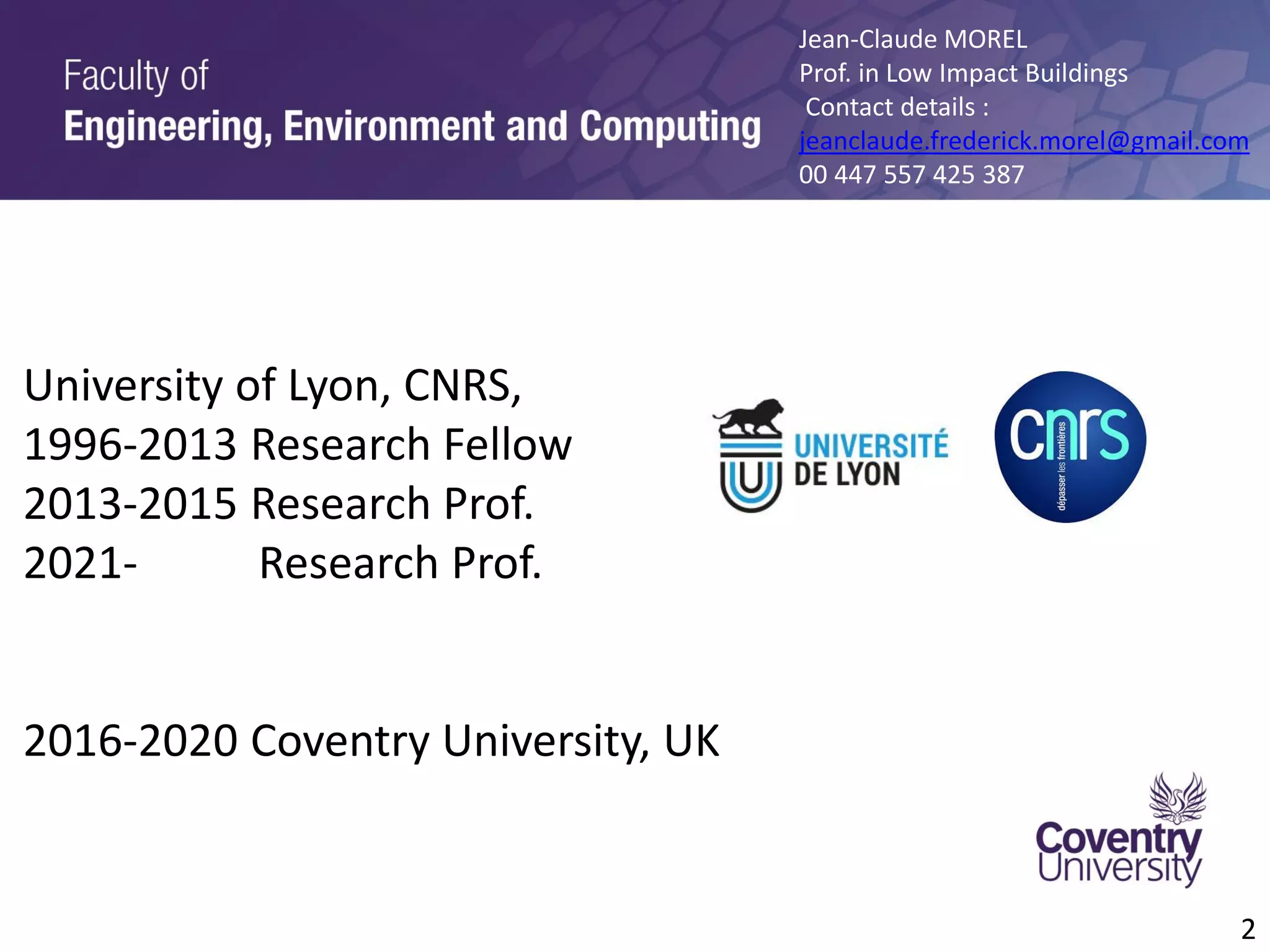 TRAC Project Workshop 2 Presentation 3 (Invited presentation)