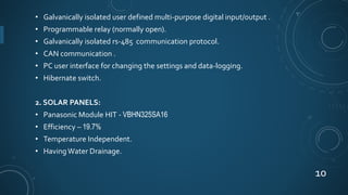 Digitization of Battery management System and Charging by Solar Panel ...