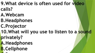 Computer pheripheral devices for ict presentation | PPTX