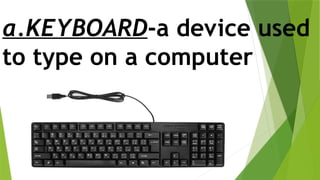Computer pheripheral devices for ict presentation | PPTX