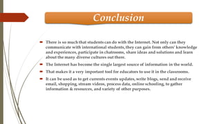 Internet Tools in Education | PDF