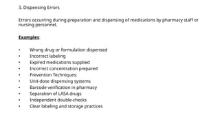 Comprehensive Strategies to Prevent Medication Errors in Healthcare | PPTX