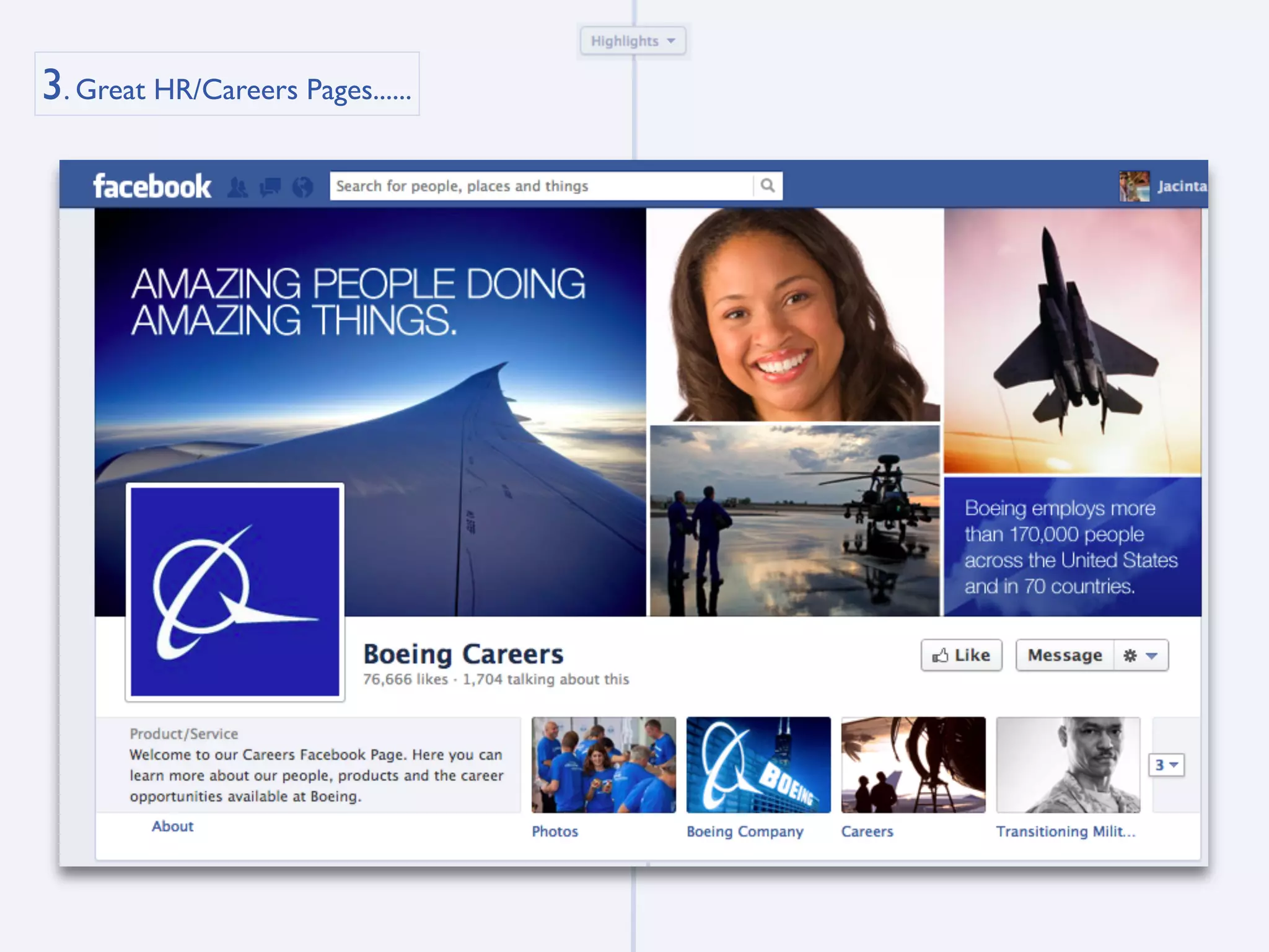 3. Great HR/Careers Pages......
 
