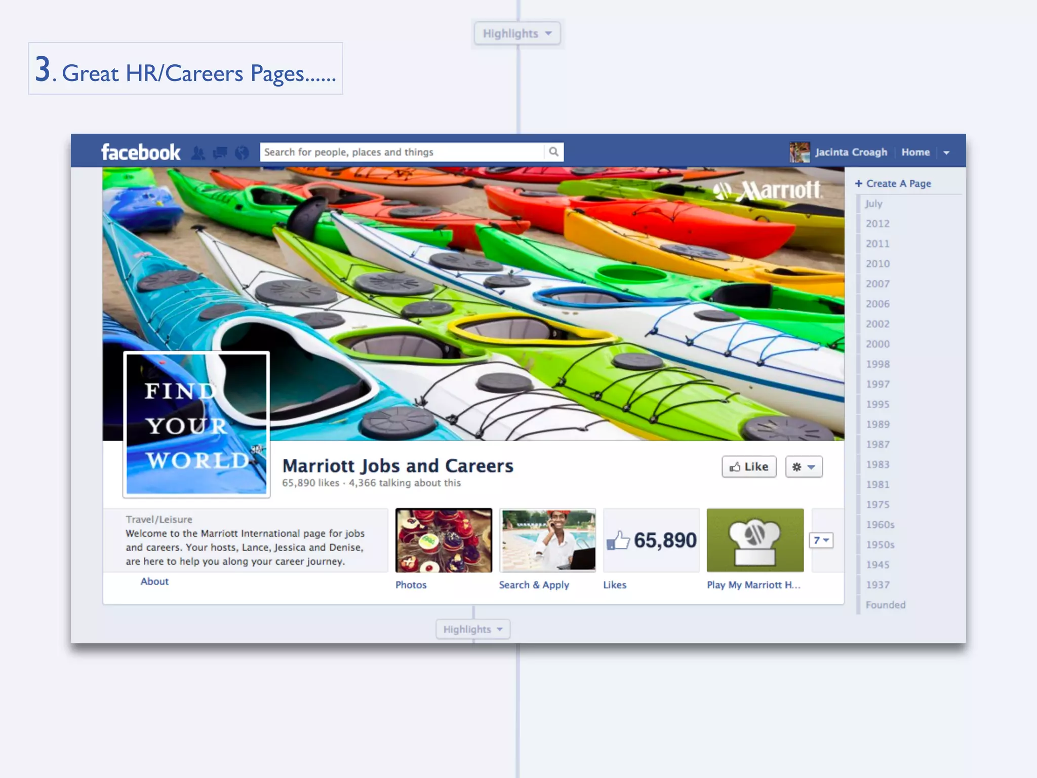 3. Great HR/Careers Pages......
 