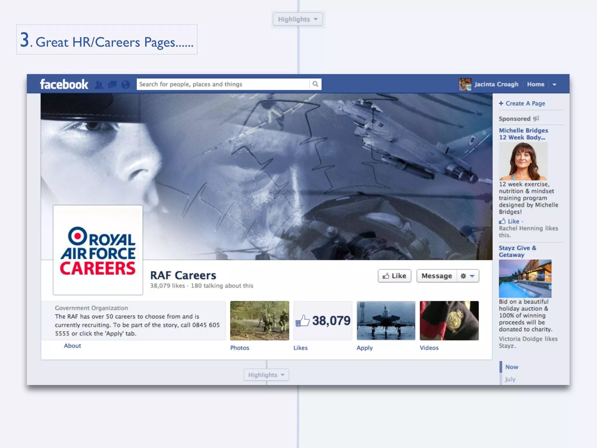 3. Great HR/Careers Pages......
 