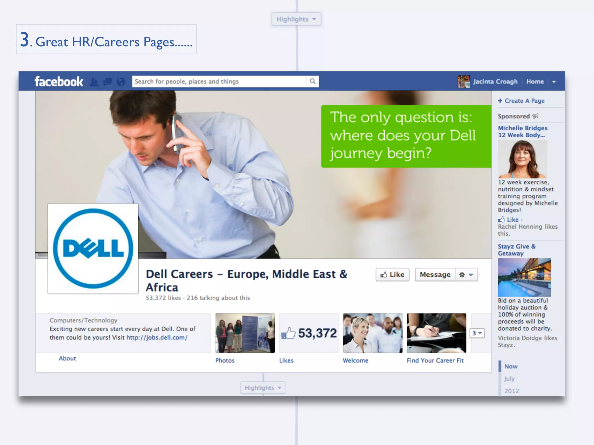 3. Great HR/Careers Pages......
 