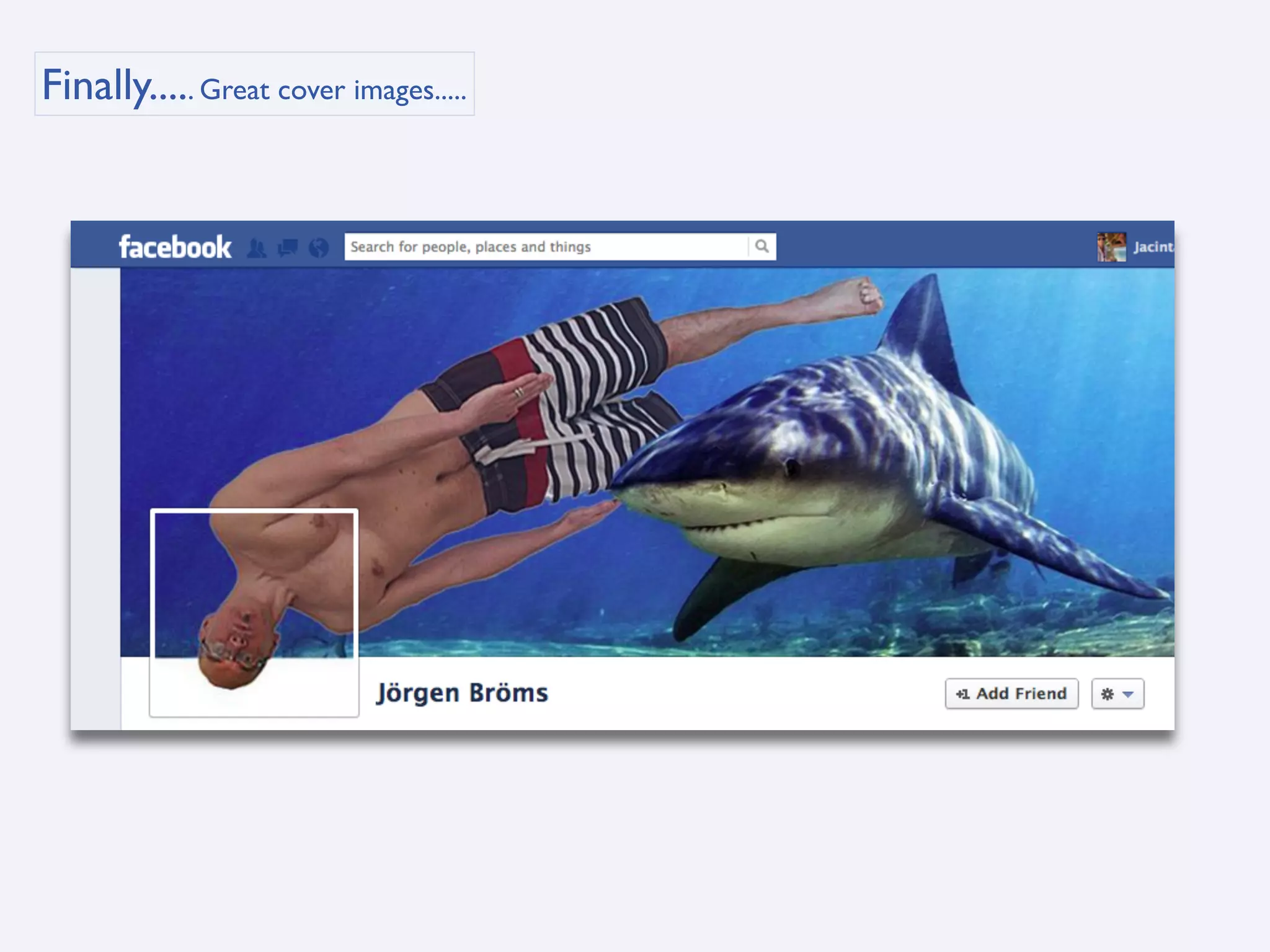 Finally..... Great cover images.....
 