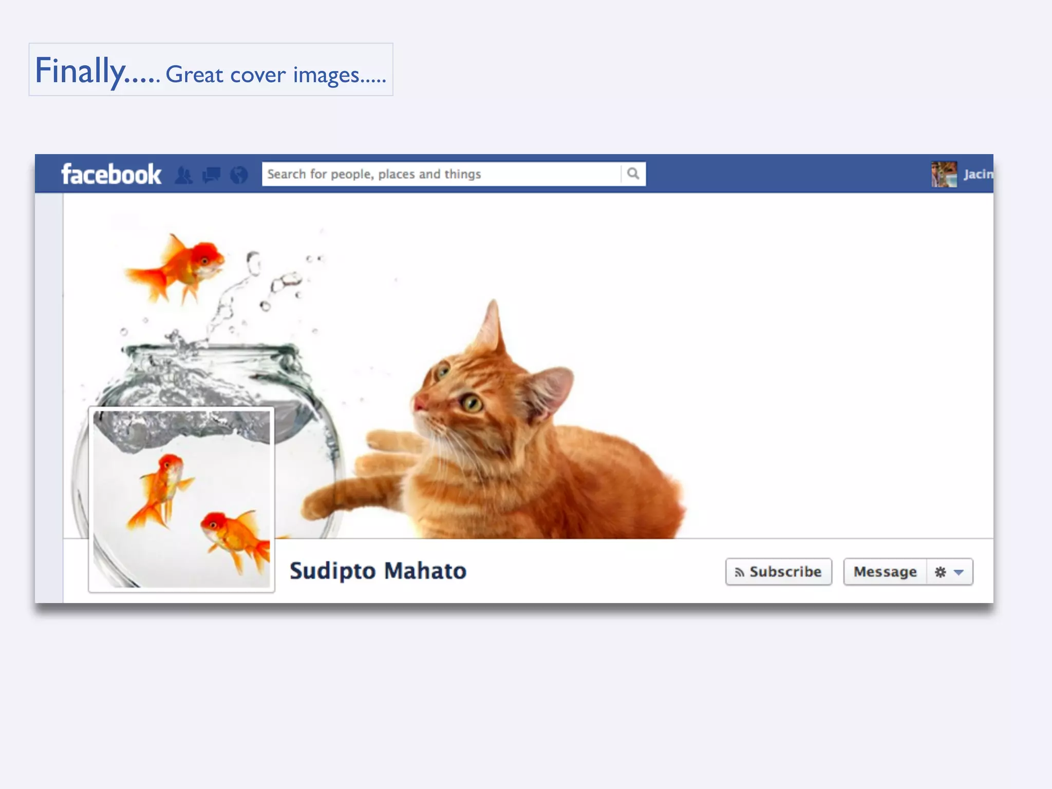 Finally..... Great cover images.....
 