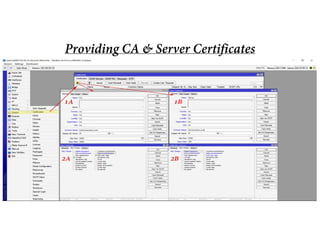 Providing CA & Server Certificates
 