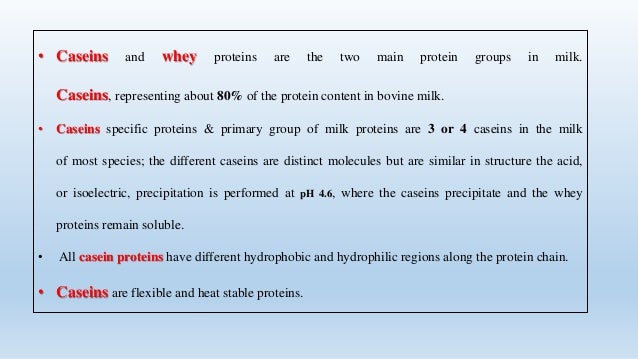 precipitation of milk protein
