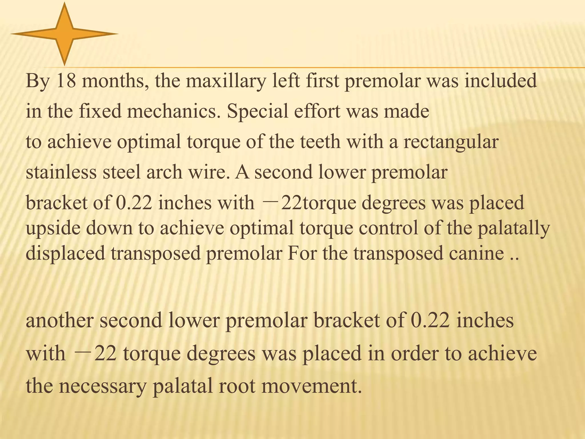 Transposition tooth corrected by orthodontic | PPTX